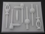 173x Marijuana Hookah Bowl Joint Pot Chocolate or Hard Candy Lollipop Mold