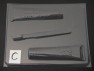 3505 Toothbrush Toothpaste Chocolate Candy Mold  FACTORY SECOND