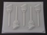 106sp Male Duck Face Chocolate or Hard Candy Lollipop Mold