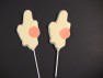 2404 Ghost with Pumpkin Chocolate or Hard Candy Lollipop Mold