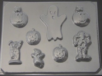2422 Halloween Assortment I Chocolate Candy Mold