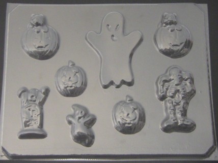 2422 Halloween Assortment I Chocolate Candy Mold